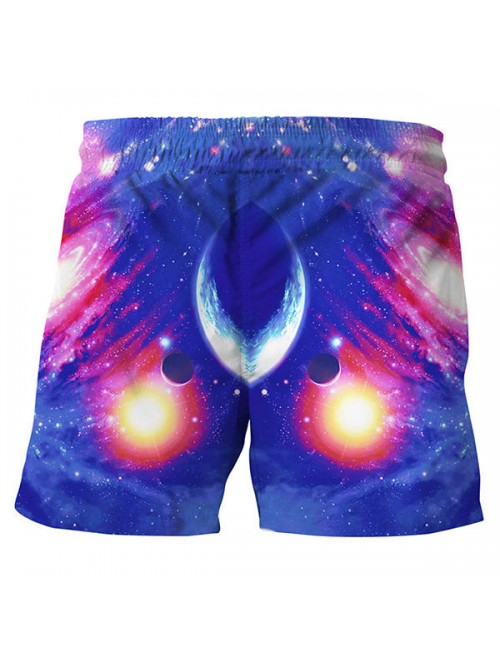 3D Starry Sky Creative Printing Summer Leisure Bea...