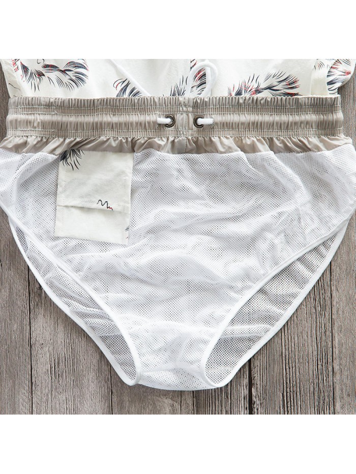 Mens Summer Casual Printing Home Sports Beach Board Shorts
