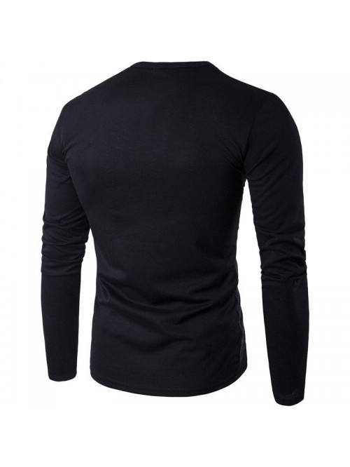 Men's Irregular Fashion Personality Color Block Ca...