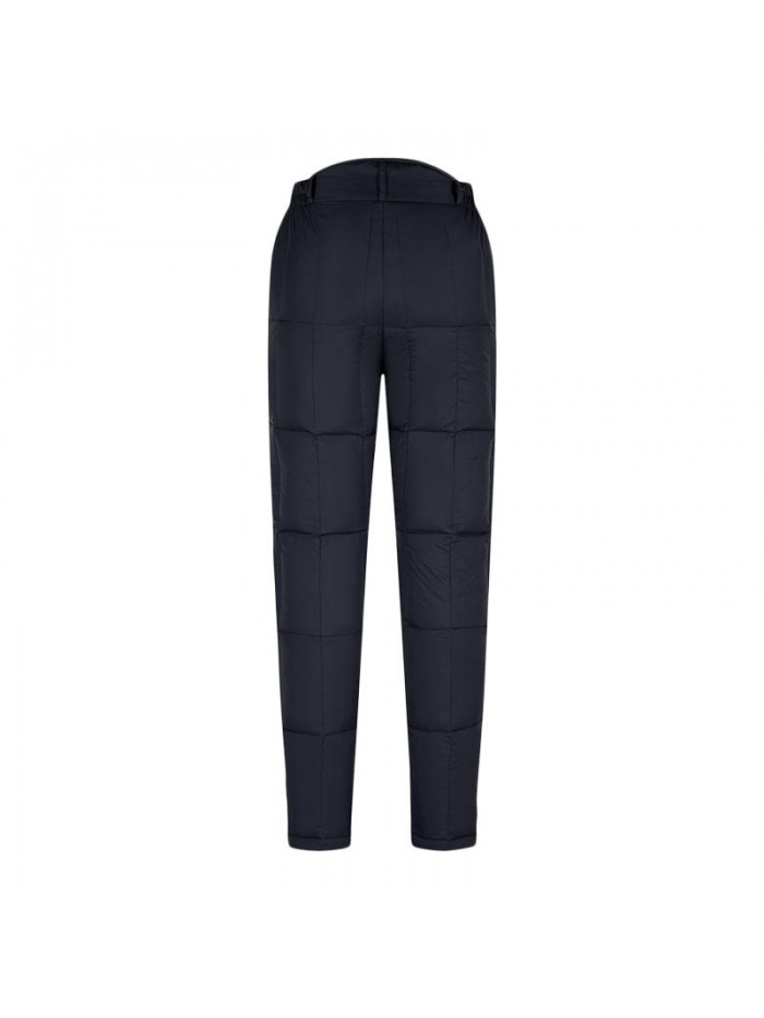 Mens Winter Casual 100% Nylon Thickened High Rise Warm Zipper Fly Business Pants